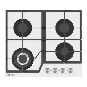 Backer RIKI 6004 Turbo WH GL Backer Встраиваемая варочная поверхность